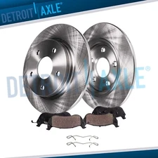 11.89 inch Rear Disc Brake Rotors Ceramic Brake Pads for 2022 2023 Ford Maverick