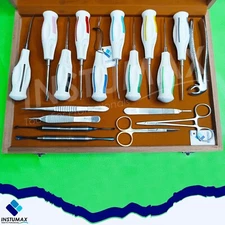 Dental Tooth Extraction Luxating Root Elevators Surgical Implant Instruments CE