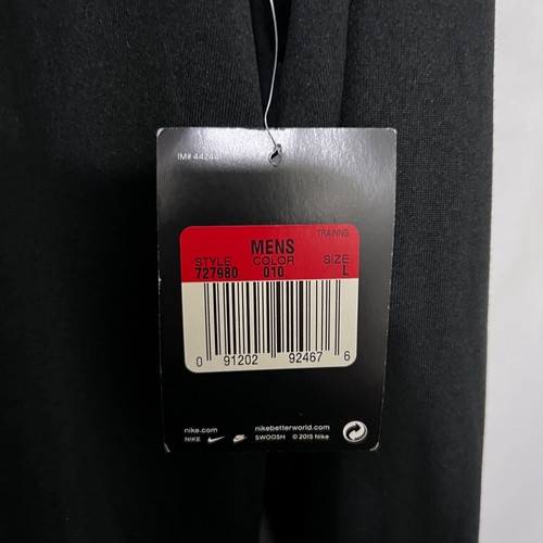 T-shirt Nike Legend 2.0 uomo grande nera manica lunga sportiva nuova con etichetta 727980 - Foto 5 di 8