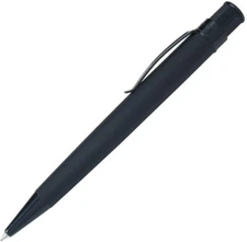 Retro 51 Tornado Deluxe Black Stealth Rollerball Pen - New In Box - VRR-1701