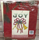 New ListingChristmas Joy Cross Stitch Kit Janlynn 50-131 Vintage Holiday 1989