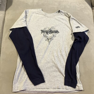 Vintage - Tony Hawk - Double Sleeve / Long Sleeve Skate T Shirt