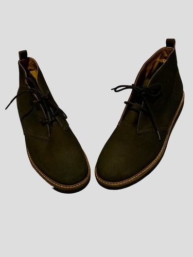Clarks Artisan stivaletti stivaletti scarpe donna misura 6,5 verde scamosciato stringati - Foto 15 di 21