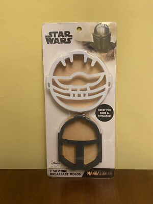 Star Wars The Mandalorian 2 Silicone Egg & Pancake Breakfast Molds