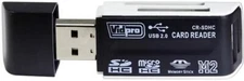 USB Secure Digital SD, SDHC, MicroSD High Speed Card Reader/Writer  