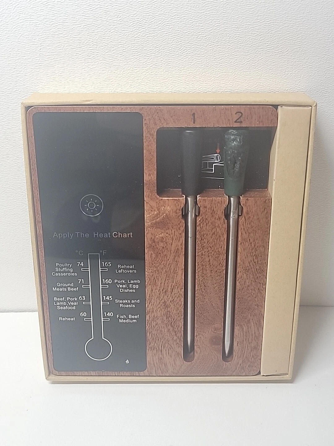 2-Probe Smart Wireless Digital Meat Thermometer 300ftRange For Oven Smoker Grill
Opens in a new wind