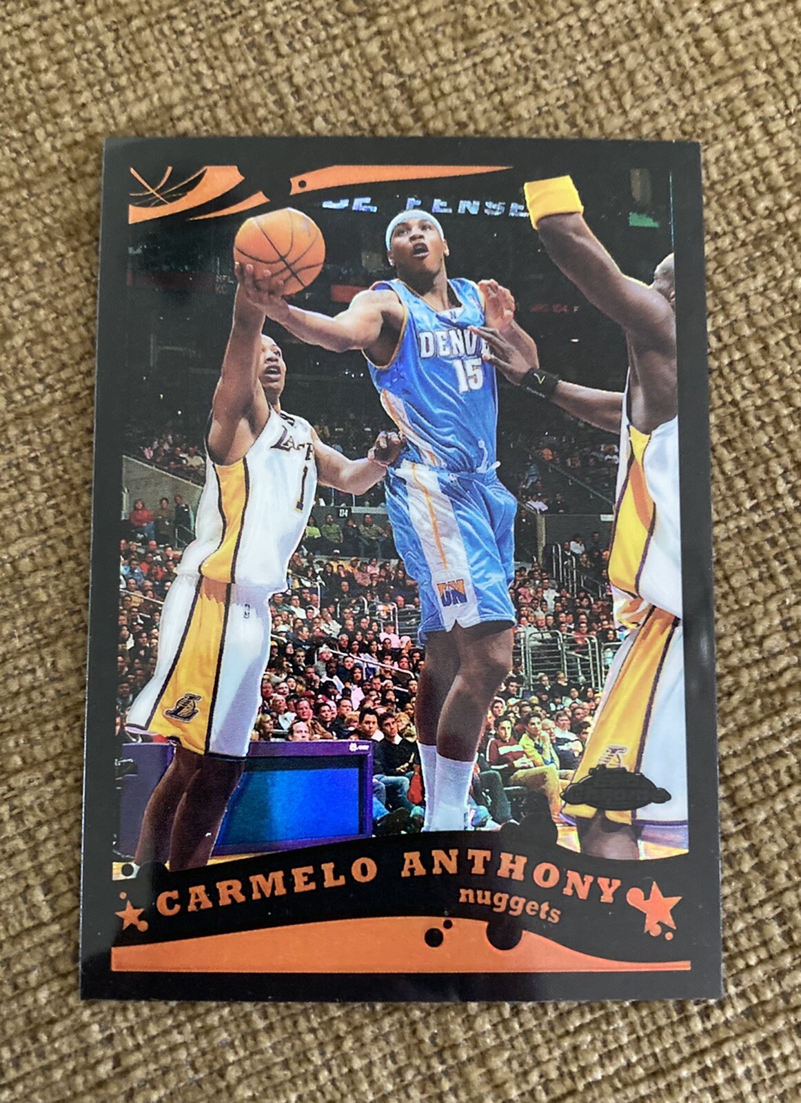 2005-06 Topps Chrome Refractors Black #71 Carmelo Anthony #/399
