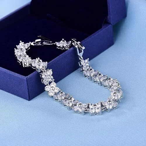 Pulsera Tenis Moda GULICX Elementos Swarovski Cristal Foto 2 de 4