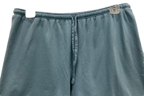 Womens Casual Activewear Shorts Size M Light Blue Drawstring Elastic Waist 147 - Picture 2 of 7