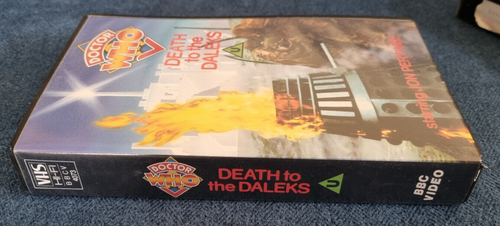VHS Video BBC Doctor Who Death to the Daleks Starring Jon Pertwee - Picture 3 of 3