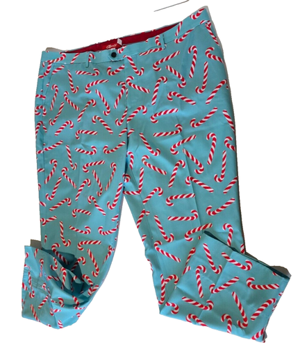 Traje Chaqueta Shinesty Peppermint Pimp Candy Cane 3 piezas 54 Pantalones 44 y corbata - Imagen 7 de 9