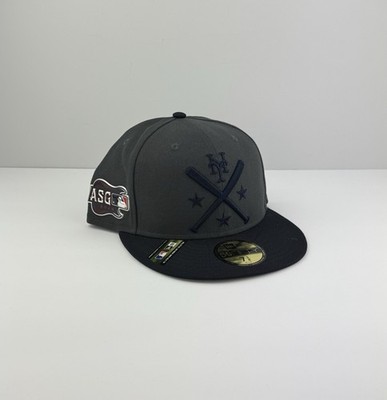 帽子 NEW ERA SUN FADED FITTED CAP METS 7 5/8 Syracuse Mets White 2019 Inaugural Season Patch Gray UV MiLB