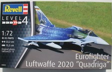 Revell 03843 Eurofighter Luftwaffe 2020 Quadriga 1:72 Flugzeug Bausatz Model KIT