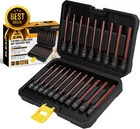 20-Piece Extra Long Allen Hex Bit Socket Set 3/8" Drive SAE & Metric 110mm S2 St