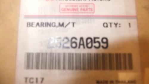 2526A059 MITSUBISHI L200 INPUT SHAFT BEARING G BOX NEW GENUINE 2006 - 2015 - Picture 3 of 3