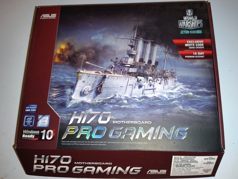 H170 Pro Gaming (Lga1151) with Core I5-6500 and GSkill 16GB DDR4 combo