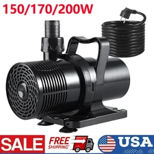 Submersible Water Pump for Pool Waterfall Fountains Fish Tank Adjustable Outlet