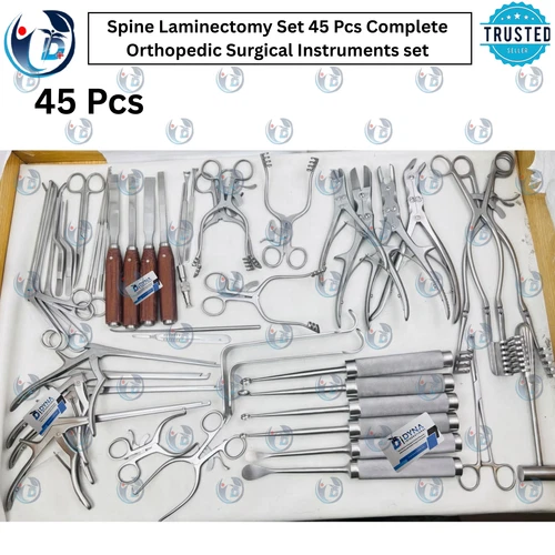 Spine Laminectomy Set 45 Pcs Complete Orthopedic Surgical Instruments set - product listing photo