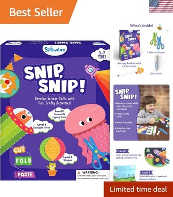 25 Engaging Cutting Activities   Snip Snip! Scissor Skills Craft Kit for Kids