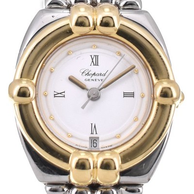with paper Chopard gstaad 8112 Date white Dial Quartz Ladies Watch H#144830