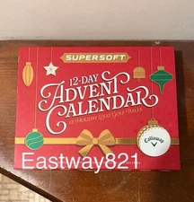 Callaway Supersoft 12 Day Advent Calendar - Limited Edition Full Box & 12 Balls