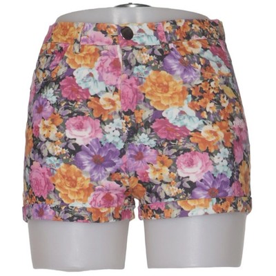 Bebe, Shorts, Größe: S, Mehrfarbig, Baumwolle/Elasthan/Polyester, Blumen #P9q