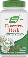 Feverfew Herb, Traditional Support for Blood Vessel Relaxation*, 380 Mg per Serv