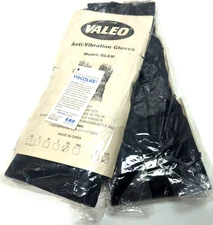 Anti-Vibration Leather Wrist Wrap Glove, Size xlarge Pair Valeo Glaw Half-Finger