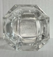 Vintage Purina Fancy Feast Promotional Advertising Cat Food Bowl Clear Acrylic