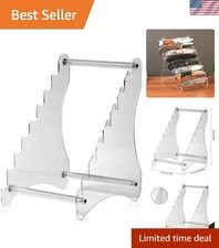 Acrylic Knife Display Stand Holder for Collectible Fixed Blades Rustic Decor