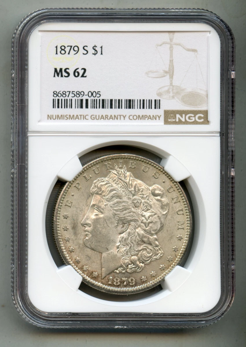 MS 62 Graded 1879 Year Morgan US Dollars (1878-1921) for sale | eBay