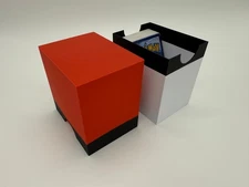 Pokéball Theme Deck Box – 100 Card Storage Case | Collectible Card Holder for Po