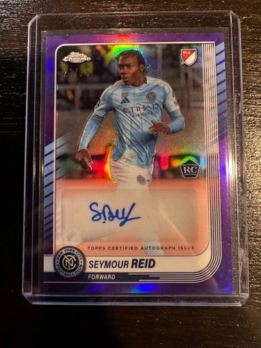 2025 Topps Chrome MLS Soccer Purple Refractor Seymour Reid #CA-SR
