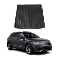 Kofferraumwanne Laderaumwanne FüR VW Tiguan Allspace 2016-2024 Gummi TPE Schwarz