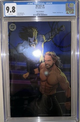 DC K.O. #1 VARIANT Mora Foil Edition B CGC 9.8 - ''Hangman'' Adam Page cover AEW