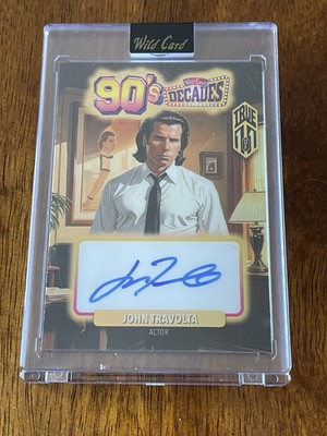 2024 Wild Card Decades 90's John Travolta True 1/1 Auto Pulp Fiction Grease
