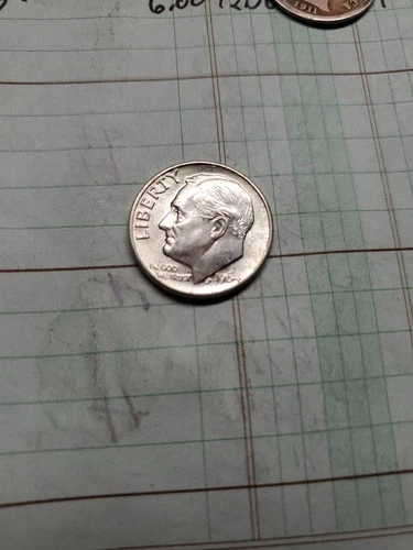 1964 D Roosevelt Dime Brilliant Uncirculated original BU