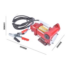 Cast Iron Fuel Transfer Pump 10 GPM 12V DC Transfer of Gasoline Diesel Kerosene