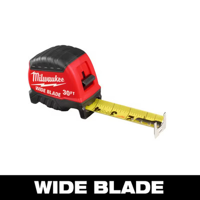 30 Ft. Wide Blade Tape Measure with 18 Ft. Reach