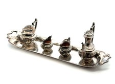 Dublin .925 Sterling Silver Miniature Tea Service Marked JMCO 1949 67.1g