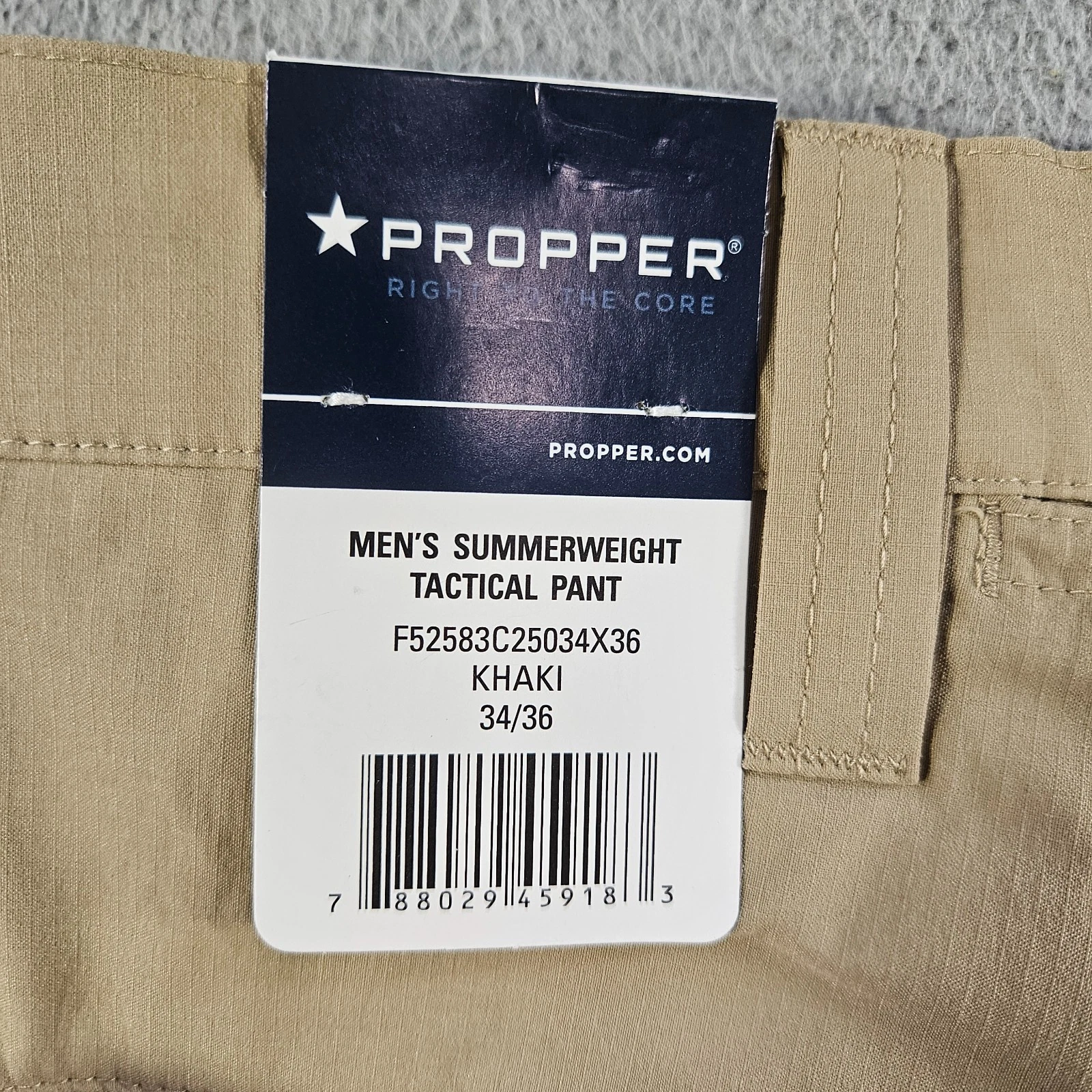 NEW Propper Tactical Cargo Utility Pants Men 34 x 36 Khaki Lightweight USF50
Opens in a new window o