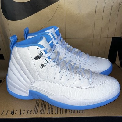 NEW Nike Air Jordan 12 Retro Melo UNC Blue White NBY CT8013-112 Men Size 7