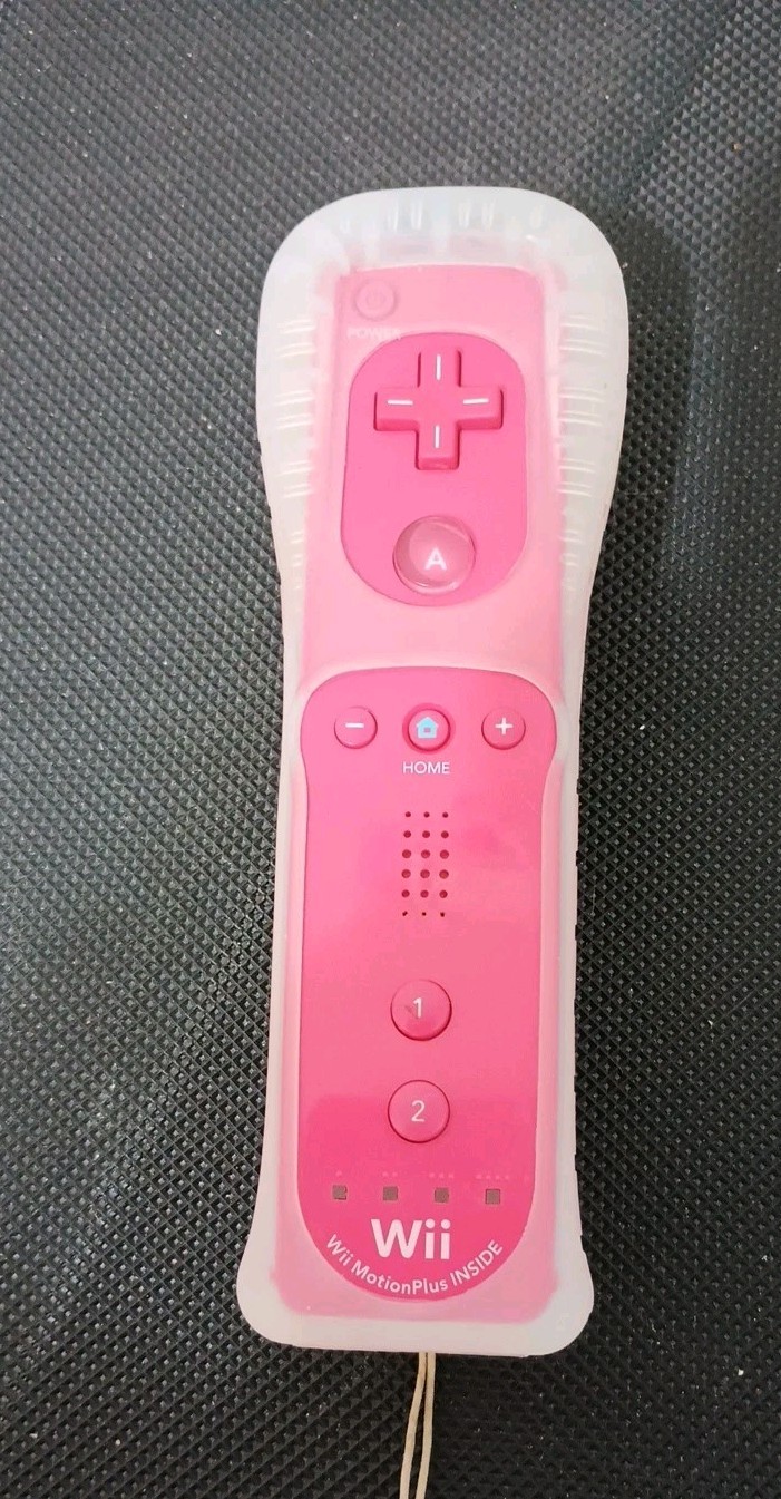 Nintendo OEM Motion Plus Wii Remote Pink Controller RVL-036 Official