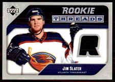 2005-06 Upper Deck Rookie Threads Jim Slater Jersey #RTJS