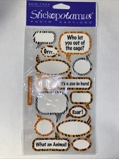 Photo Bubble / Caption Sticker Sheet Scrapbook Planner Craft Stickers