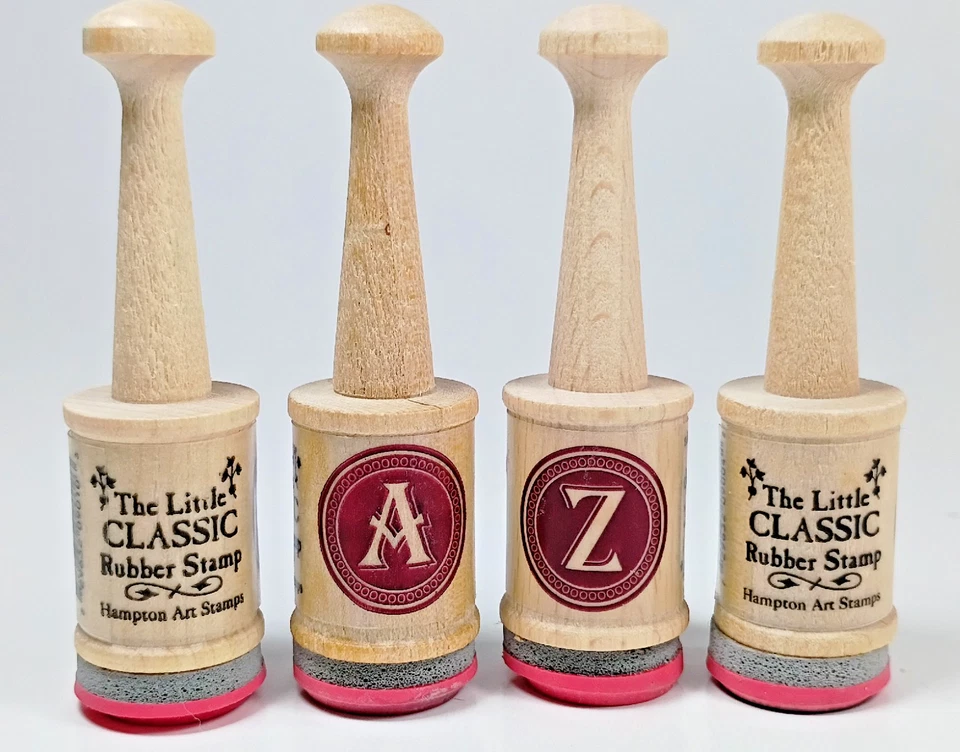 Маленький классический резиновый штамп, художественные марки Hampton. Лот из 22 почтовых марок. - Изображение 2 из 2