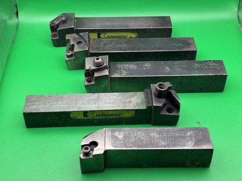 Lot of 5 Kennametal, Valenite, TMX 1" Indexable Lathe Turning Tool Holders