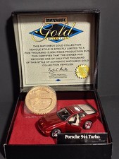Vintage Matchbox Gold Collection Red Porsche 944 Turbo MB71-G11