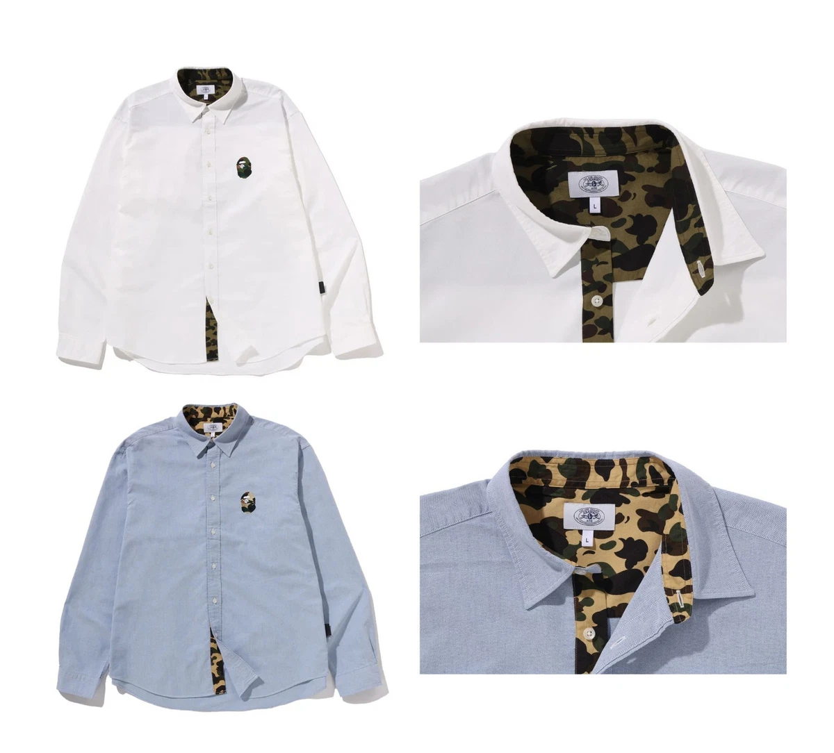 A BATHING APE Casual Button-Down Shirts for Men for sale | eBay
