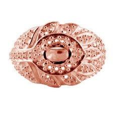 Semi Mount Round 1.5MM Faceted Cut Wedding Ring Sterling Silver